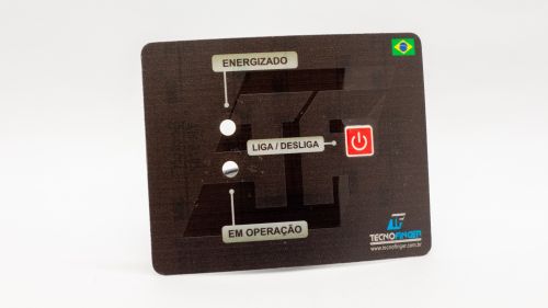 ADESIVO MEMBR. 1 TECLA CG CLP NETTER - TECNOFINGER