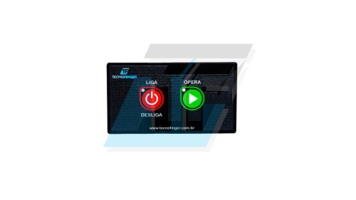 ADESIVO MEMBRANA 2 BOTOES BLACK NETTER - TECNOFINGER