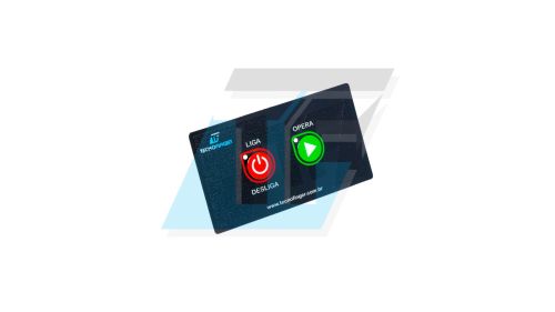 ADESIVO MEMBRANA 2 BOTOES BLACK NETTER - TECNOFINGER