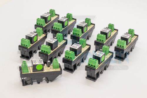 KIT 10 INTERFACE BORNE RELE SIMPLES 24VDC/AC 15A