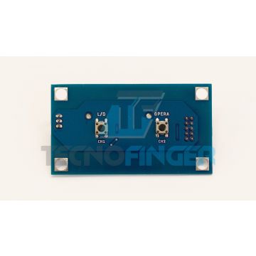 PAINEL 2 BOTOES BLACK NEW NETTER - TECNOFINGER
