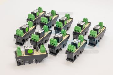 KIT 10 INTERFACE BORNE RELE SIMPLES 12VDC/AC 15A