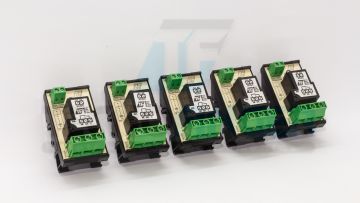 KIT 5 INTERFACE BORNE RELE POTENCIA 12VDC/AC 40A