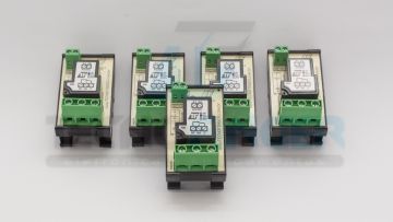 KIT 5 INTERFACE BORNE RELE POTENCIA 24VDC/AC 40A