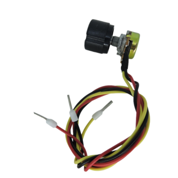 POTENCIÔMETRO 10K L-20 COM CABO 40CM E KNOB