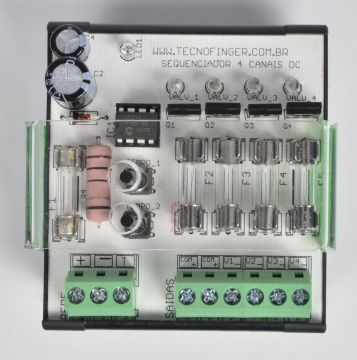 Sequenciador de Válvulas 4 Canais 24VDC