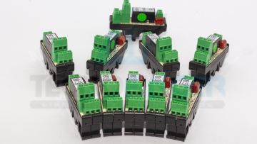 KIT 10 INTERFACE BORNE RELE DUPLO 220VAC 8A