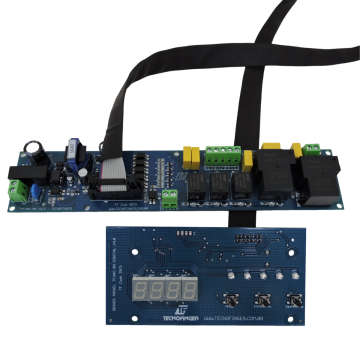 CONJUNTO CONTROLADOR SELADORA A VACUO DIGITAL TFVAC-04 TECNOFINGER