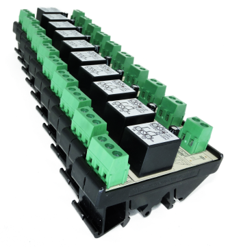 KIT 10 INTERFACE BORNE RELE SIMPLES 5VDC/AC 15A