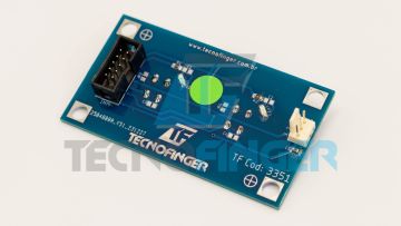 PAINEL 2 BOTOES BLACK NEW NETTER - TECNOFINGER