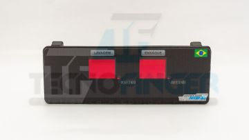 MOLDURA CONTROLADOR DE TEMPERATURA DUPLO + ADESIVO TECNOFINGER