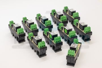 KIT 10 INTERFACE BORNE RELE SIMPLES 24VDC/AC 15A