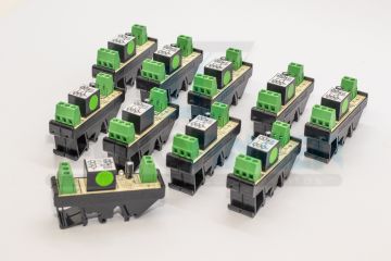 KIT 10 INTERFACE BORNE RELE SIMPLES 24VDC/AC 15A