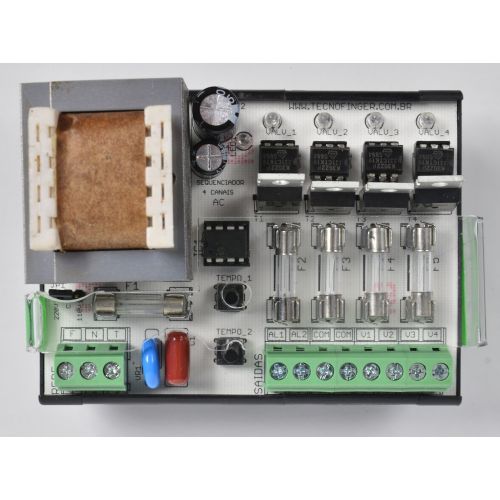 Sequenciador de Válvulas 4 Canais 220VAC