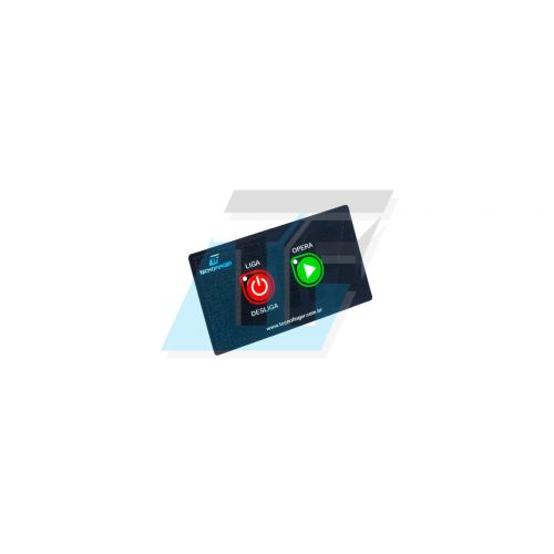 ADESIVO MEMBRANA 2 BOTOES BLACK NETTER - TECNOFINGER